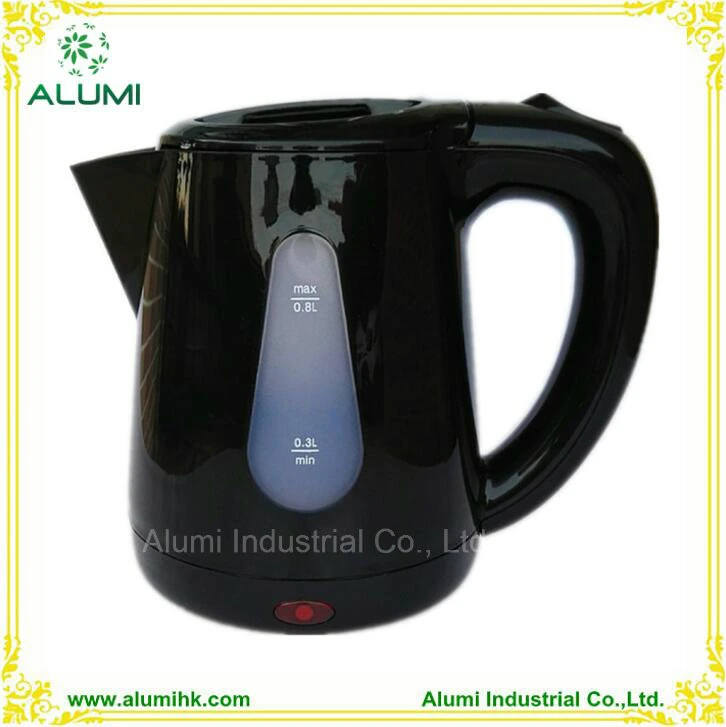 0.8L Plastic Electric Kettle Teapot with Transparent Water Window