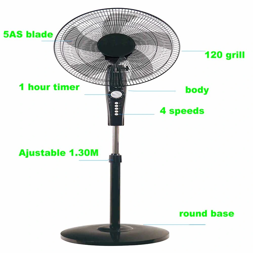 16 Inch Factory Price 4 Speeds Pedestal Fan